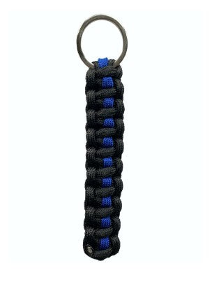 PARACORD KULCSTARTÓ  - KÉK/FEKETE