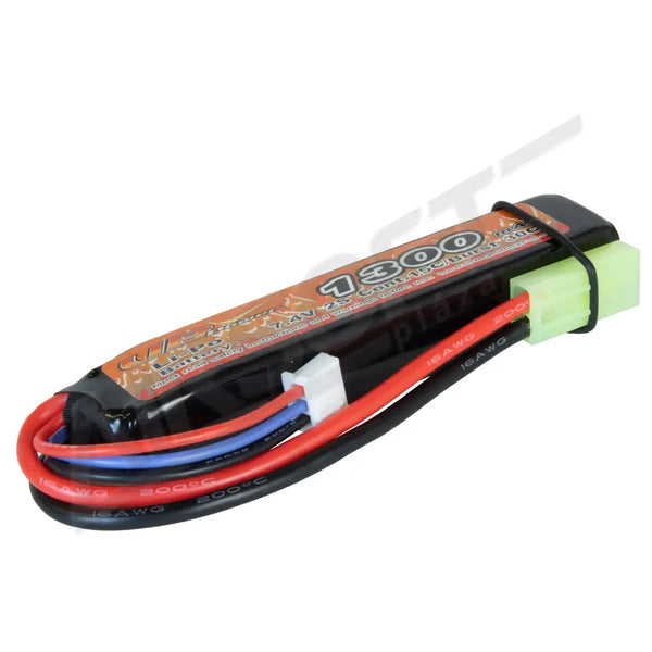 VB POWER 1300mAh 7.4V 20C LIPO AIRSOFT AKKUMULÁTOR - RÚD AKKU (AP-929A)